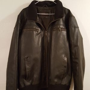 Men's Guess faux leather jacket